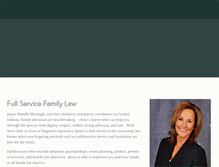 Tablet Screenshot of carmelfamilylaw.com